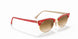 130851 - Red - Clear Gradient Brown