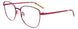 30 - Red & Blue Marbled & Satin Pinkish Red
