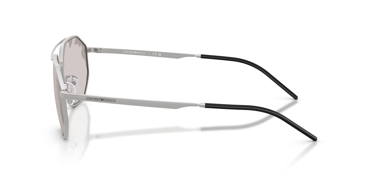30157F - Silver - Smoke Mirror Black