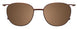 10 - Matt Dark Brown/Dark Brown Crystal & Light Brown