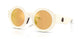 50407J - White - Light Brown Mirror Gold