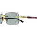 003 - Gold/Burgundy - Green