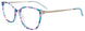 50 - Multicolor Teal & Lilac & Purple/Satin Steel