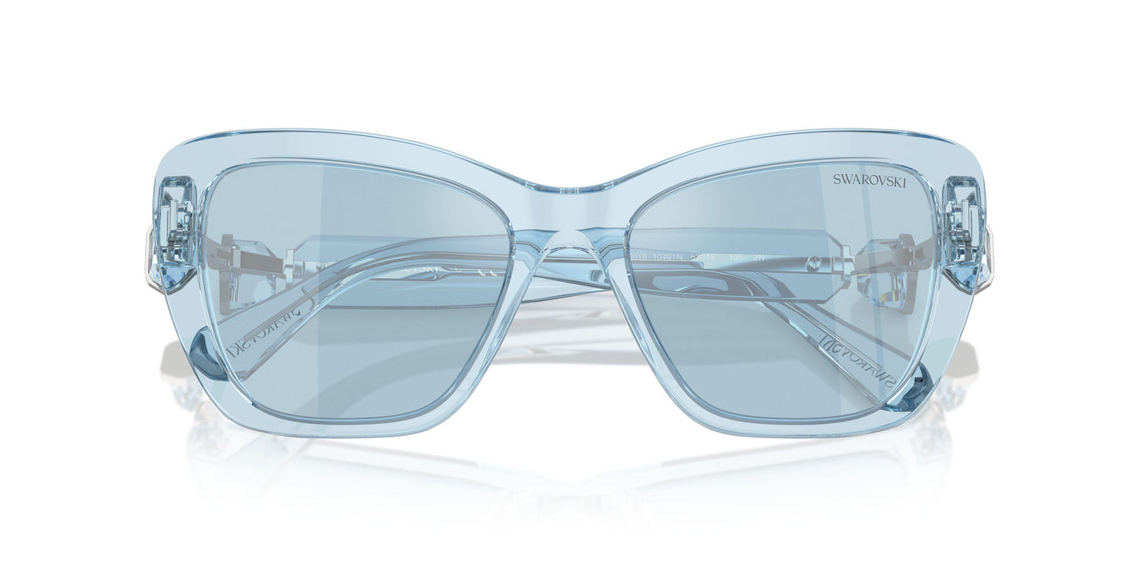 10491N - Blue - Light Blue Mirror Silver