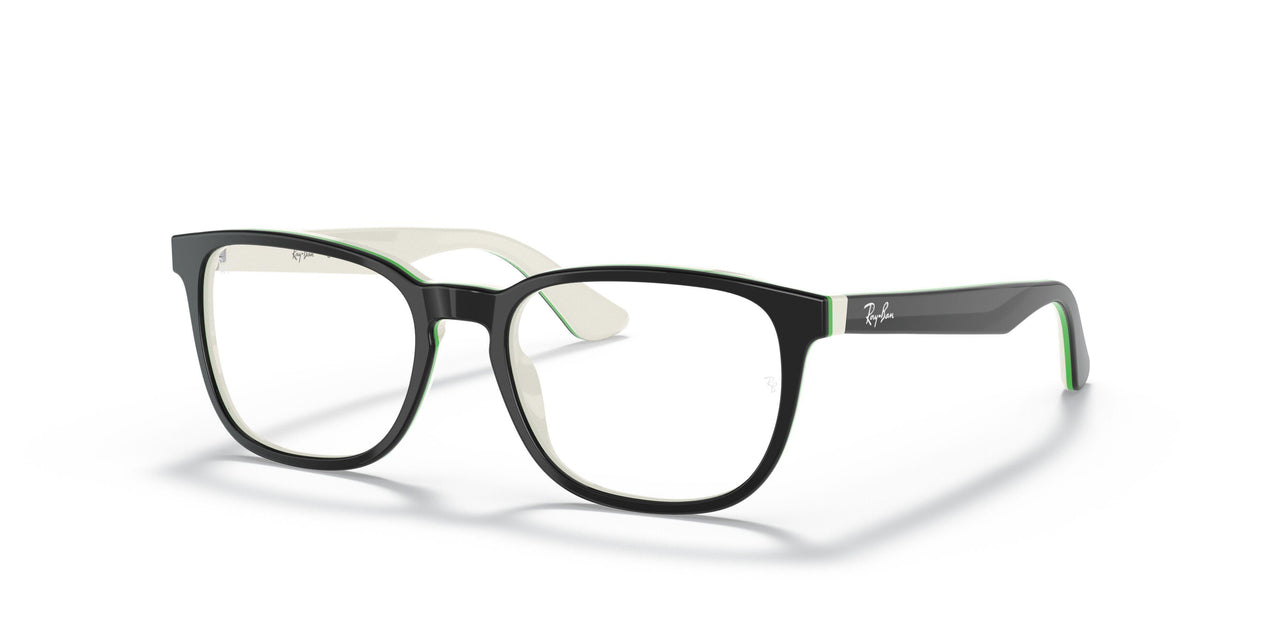 3820 - Top Black On White/green
