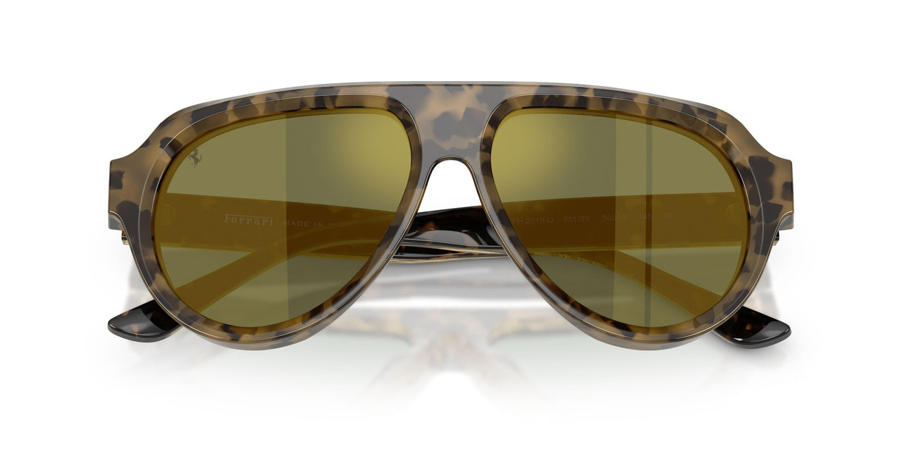 751/39 - Tortoise - Green Mirror Gold