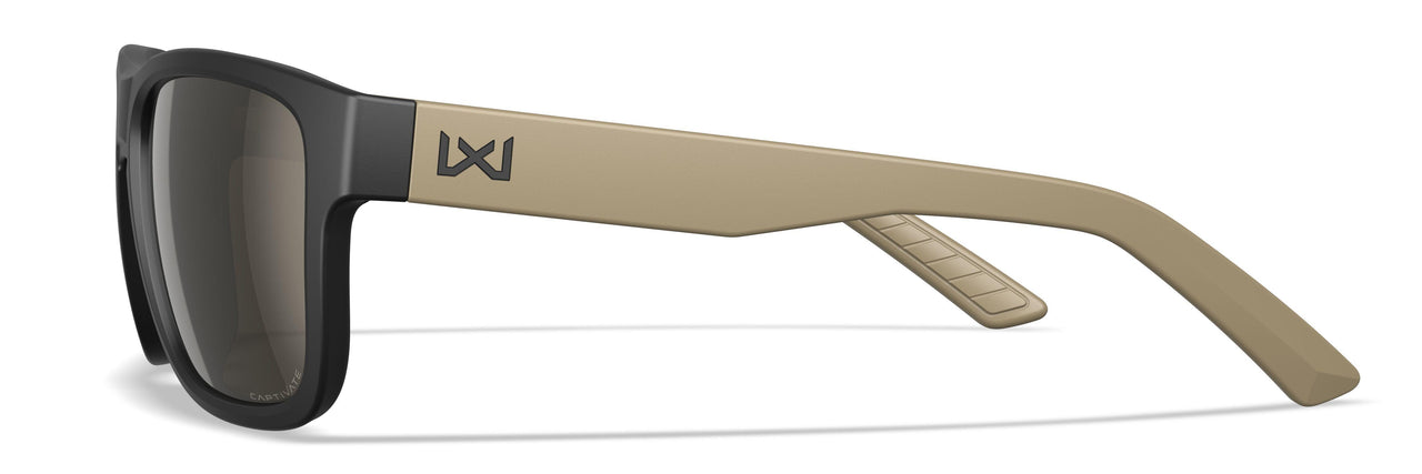 AC6OVN14 Matte Black With Tan / Captivate Non-Polar Tungsten Mirror