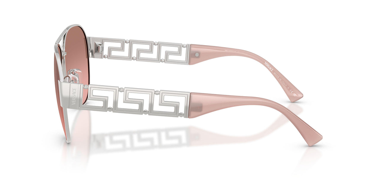 10017E - Silver - Pink Mirror Silver Gradient