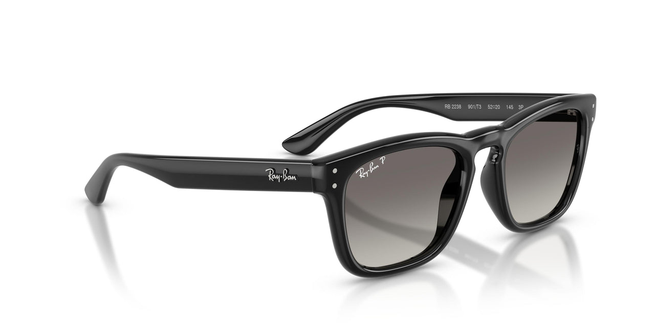 901/T3 - Black - Polarized Light Grey Gradient Grey