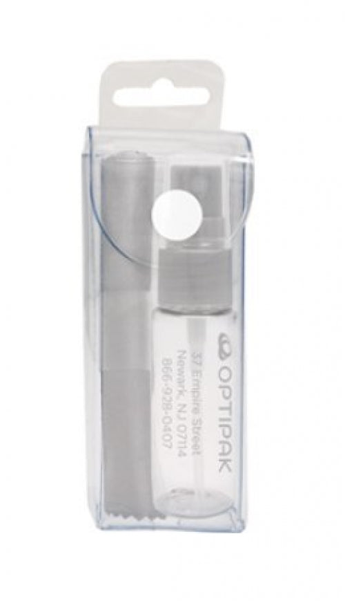 Lens Cleaning Kit includes a 20ML lens cleaner and 6x4 microfiber cloth