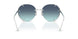 62139S - Silver - Azure Gradient Blue