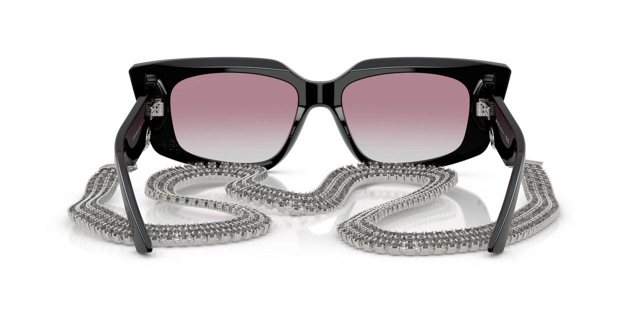 500058 - Black - Clear Gradient Fuxia Mirror Silver