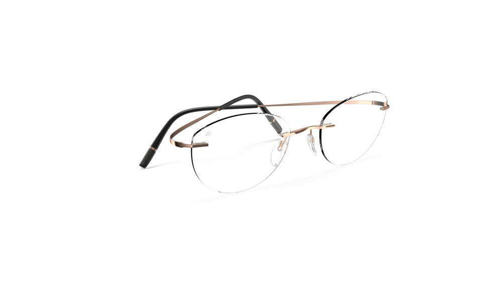 Silhouette Titan Minimal Art Stellar Demo Rimless 5599 Eyeglasses