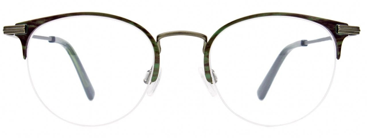 60 - Forest Green & Brown Stripes