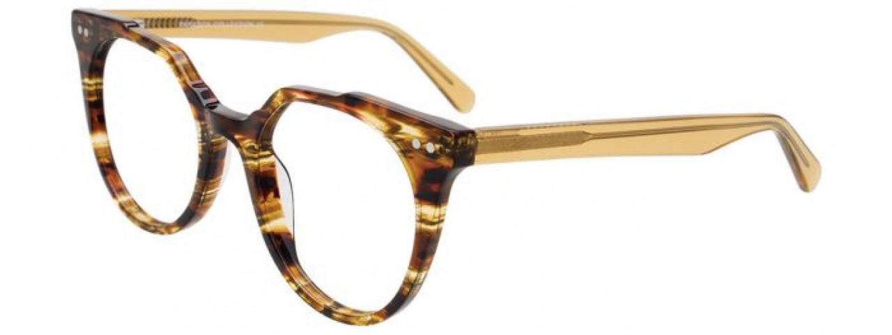 10 - Transparent Khaki & Striped Tortoise
