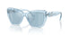 10491N - Blue - Light Blue Mirror Silver