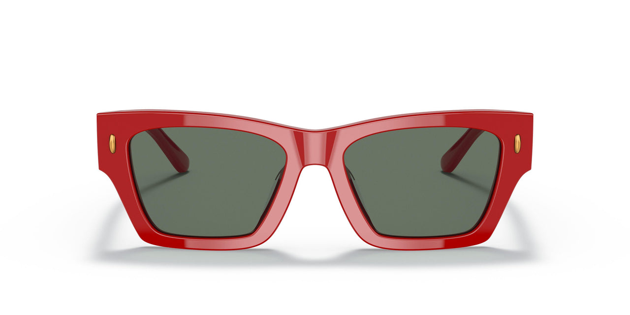 18933H - Red - Solid Dark Green