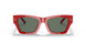 18933H - Red - Solid Dark Green
