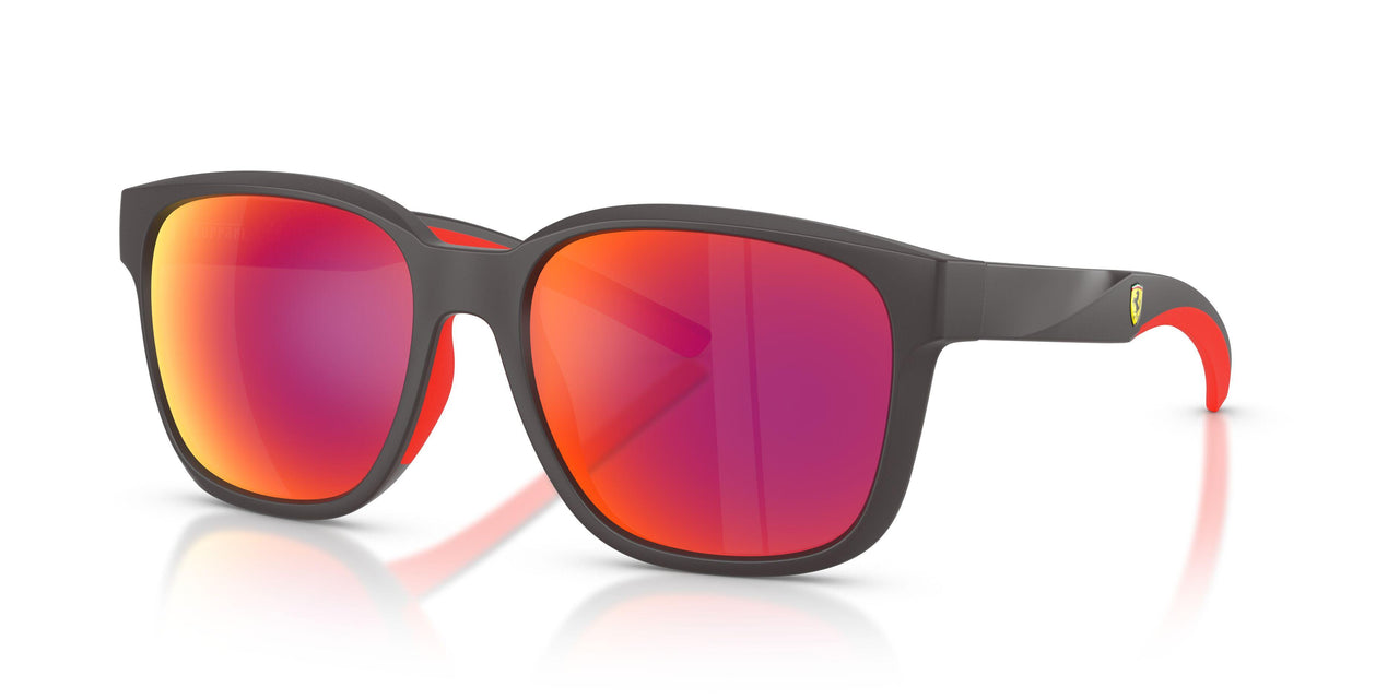 528/6Q - Grey - Red Gold Mirror