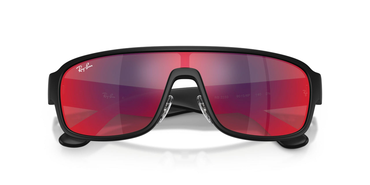 901S6P - Black - Dark Blue Mirror Violet