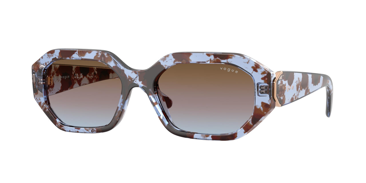 320148 - Blue - Azure Gradient Pink Gradient Brown