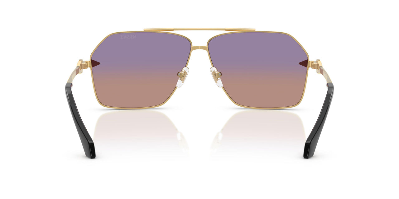 1002EL - Gold - Clear Fifty Gradient Orange Violet