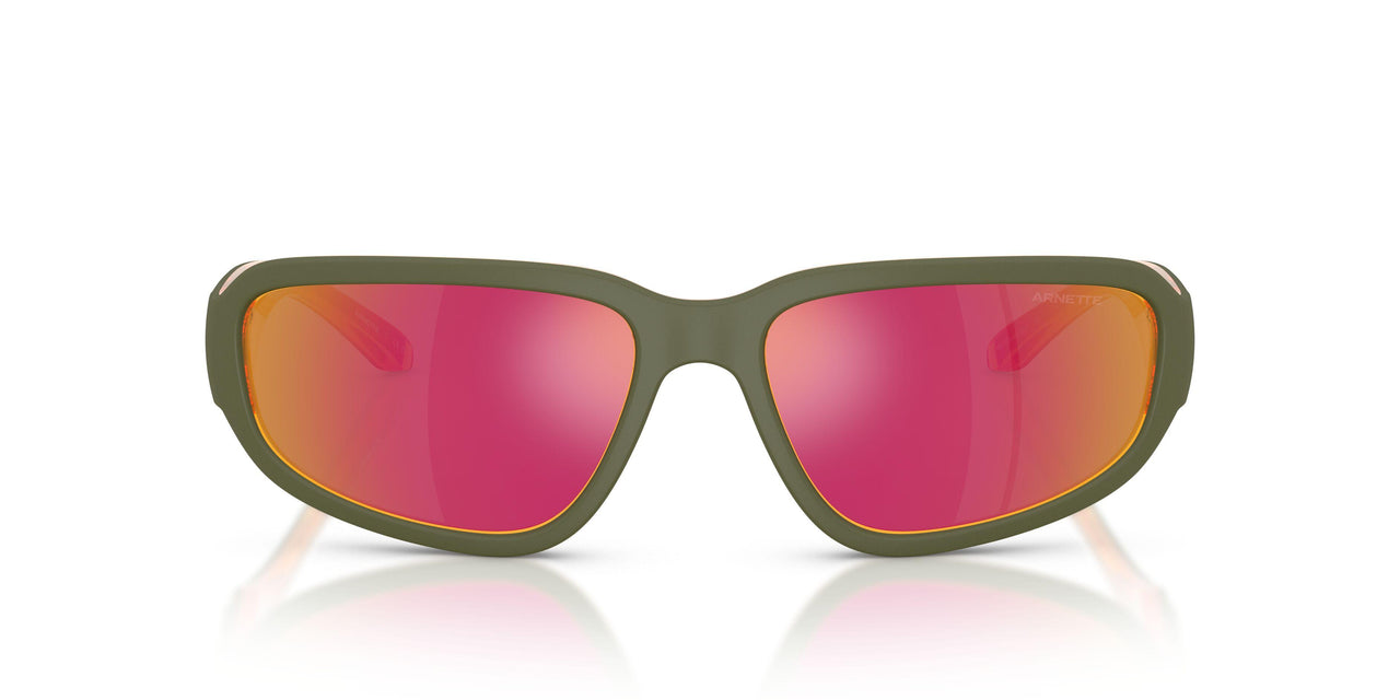 30066Q - Green - Grey Mirror Orange/yellow 