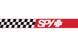 0000012 - Checkers Red - HD Smoke with Red Spectra Mirror HD Clear
