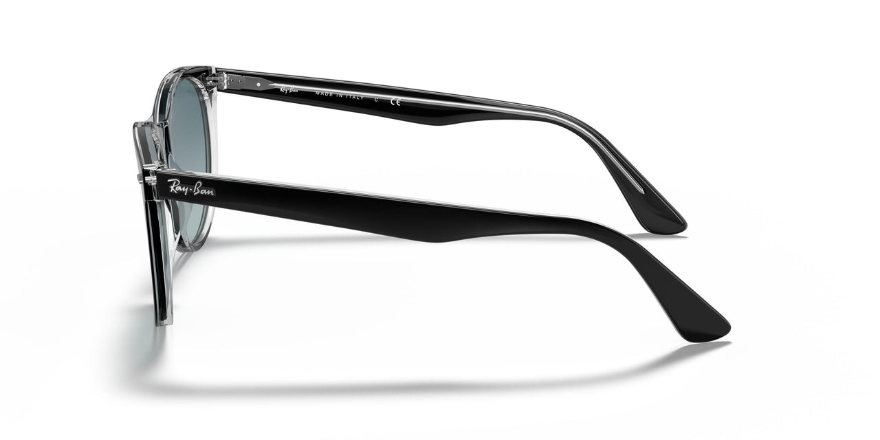 12943M - Black On Trasparent - Blue Gradient Grey