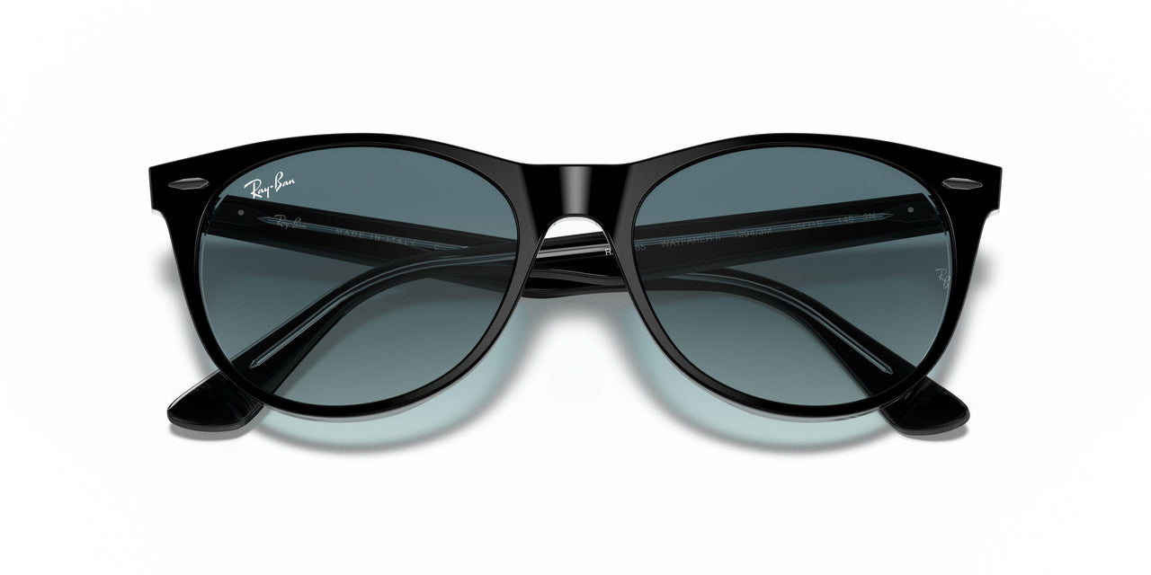 12943M - Black On Trasparent - Blue Gradient Grey