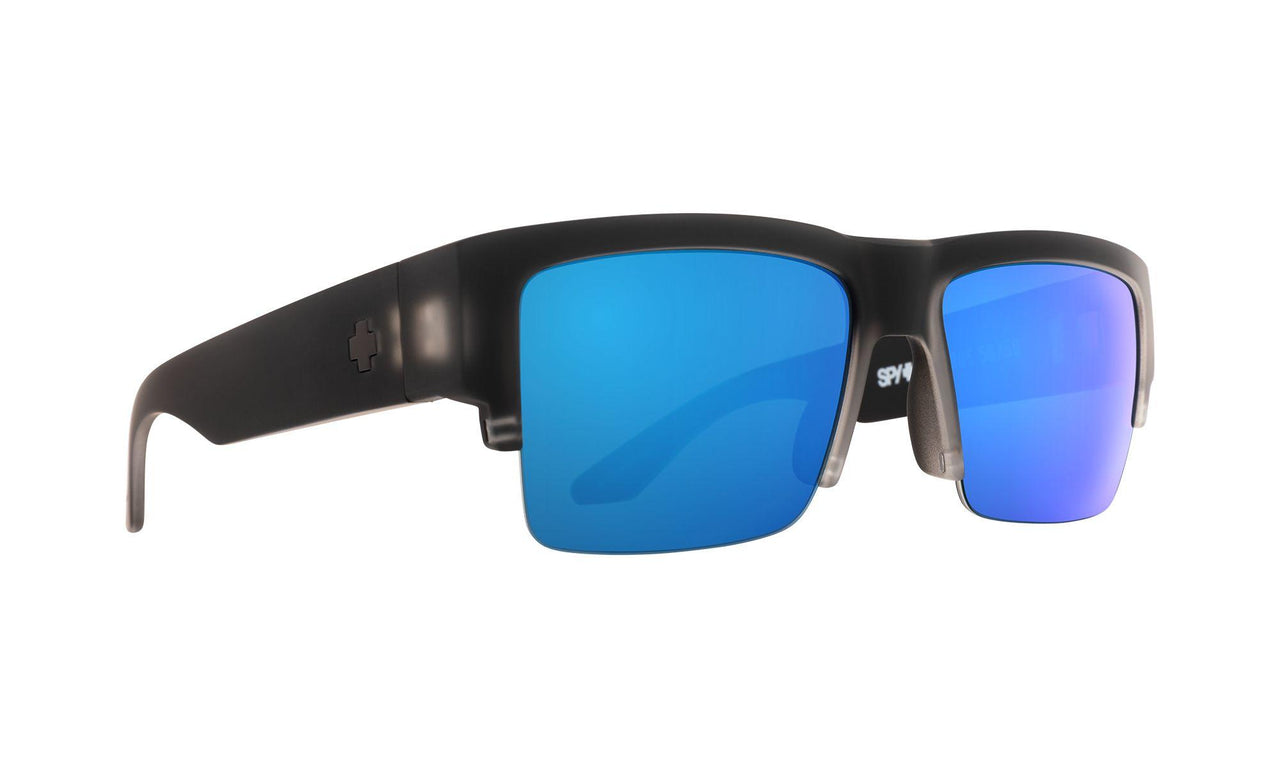 0000060 - Black Ice Matte - Happy Gray Green with Dark Blue Mirror