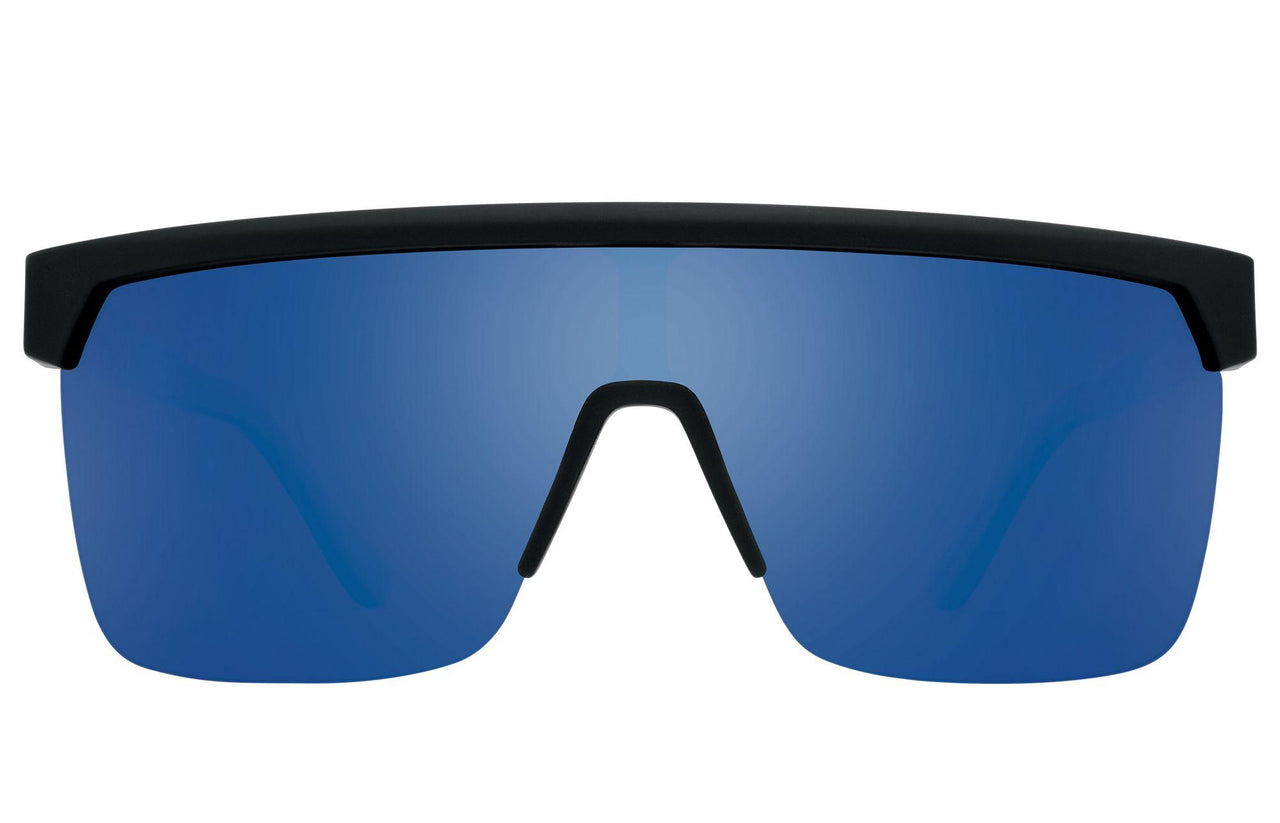 0000083 - Soft Matte Black Translucent Blue - HD Plus Gray Green with Dark Blue Spectra Mirror
