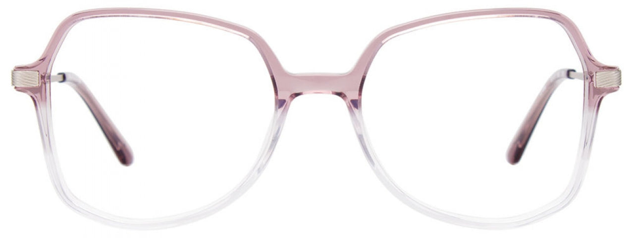 80 - Gradient Transp Plum & Crystal / Steel