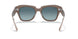 12973M - Beige On Trasparent - Blue Gradient Grey