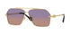 1002EL - Gold - Clear Fifty Gradient Orange Violet