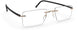 Silhouette The Wave Chassis Rimless 5567 Eyeglasses