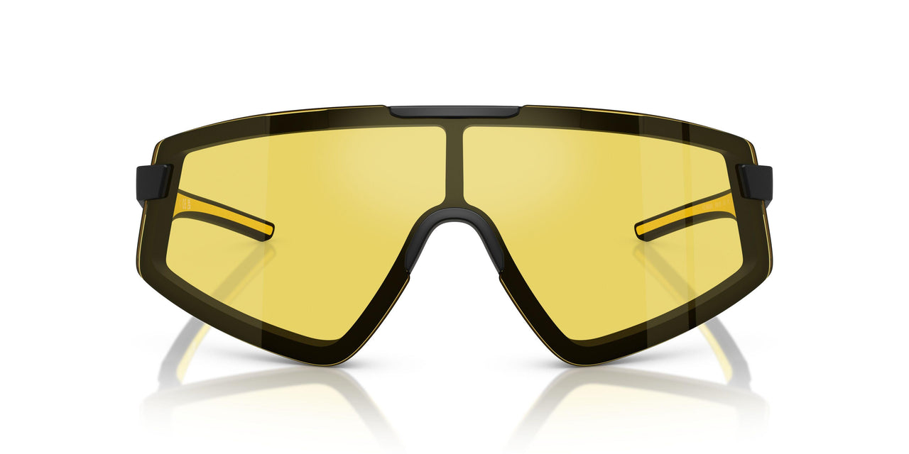 504/V9 - Black - Mirror Yellow