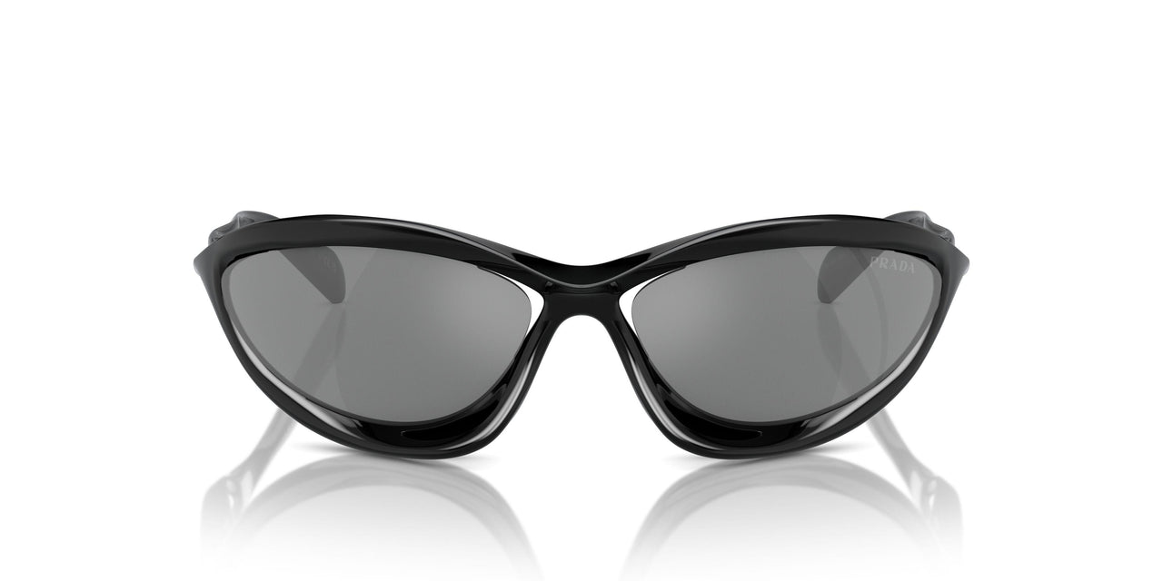 1AB60G - Black - Grey Mirror Silver