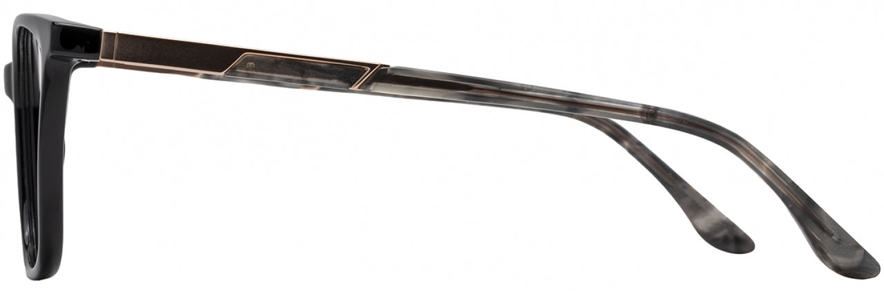 3 - Black / Rose Gold / Gray Demi