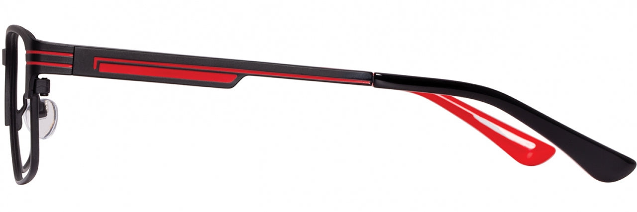 1 - Black / Red