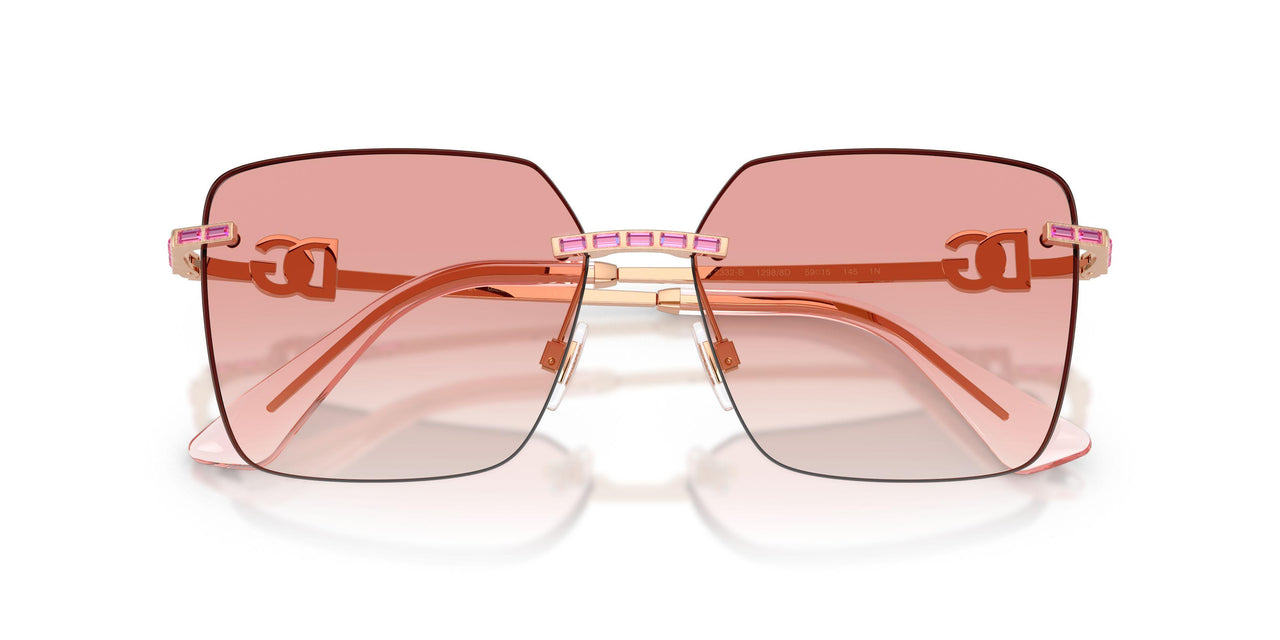 12988D - Gold - Clear Gradient Pink