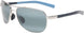 17 - Silver With Blue And Light Blue - Neutral Grey