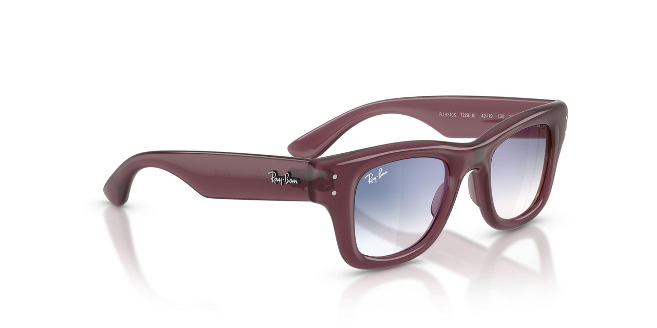 7229U0 - Violet - Clear Gradient Blue Mirror Red