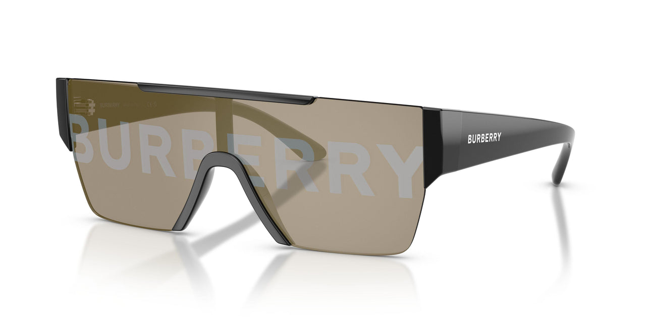 3001/G - Black - Grey Tamp Burberry Silver/gold