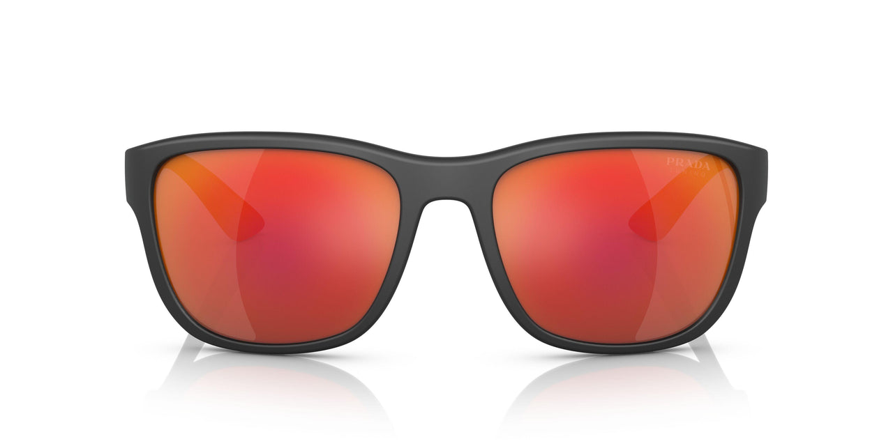 1BO04U - Black - Dark Grey Mirror Orange Tuning