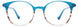 60 - Crystal Turquoise / Striped Brown