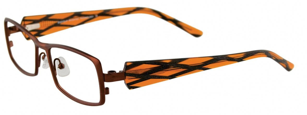 10 - Stn Brown/Orange & Grey