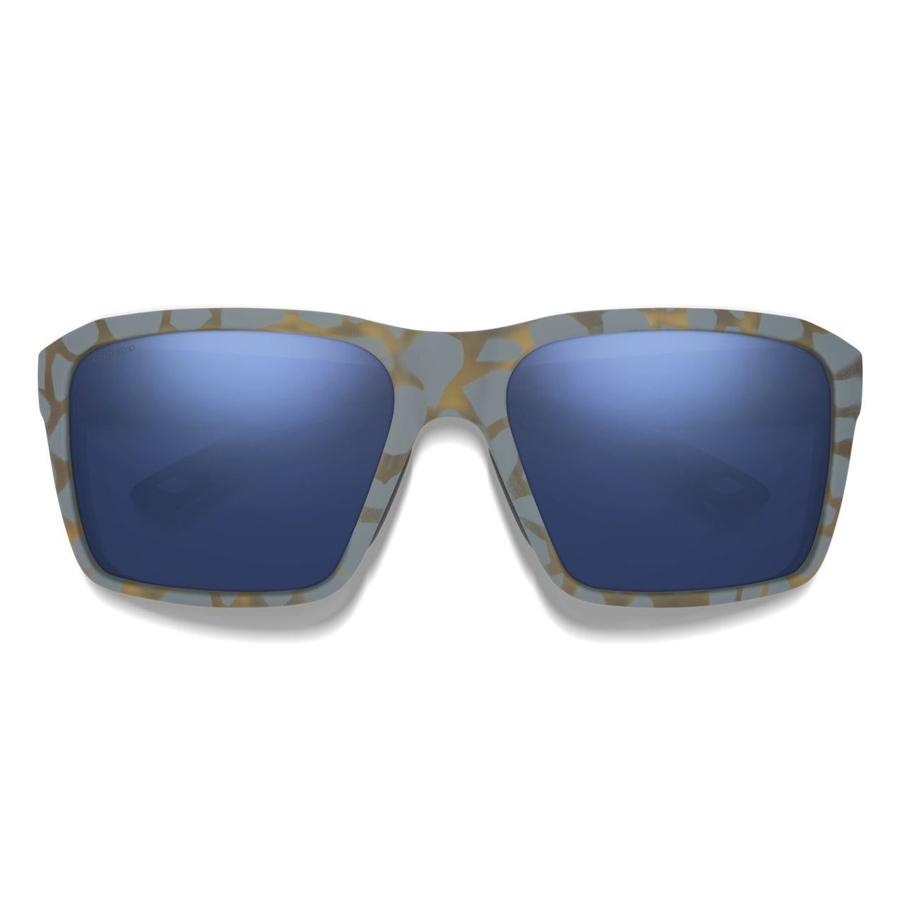 207811U1F614J - Matte Flint - Tarmac Tortoise - ChromaPop Glass Polarized Dark Blue Mirror