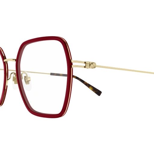 004 - Burgundy/Gold - Transparent