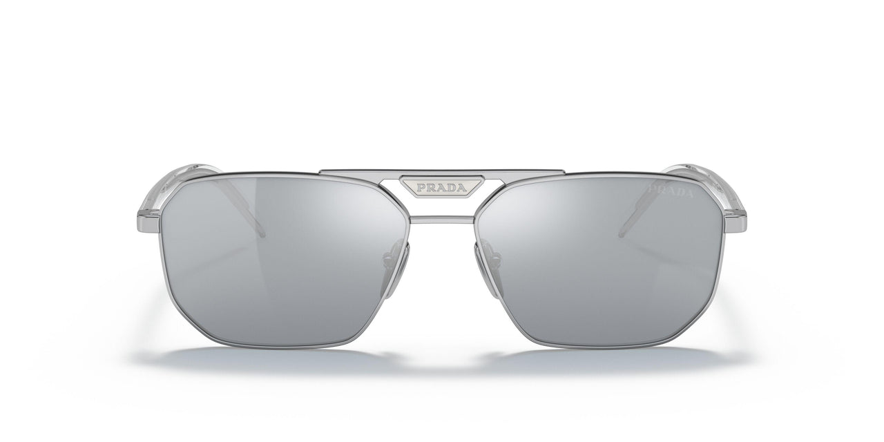 1BC02R - Silver - Blue Mirror Silver 80